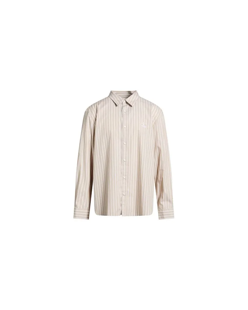 Calvin Klein TOPS - Hemdenauf YOOX.COM Khaki