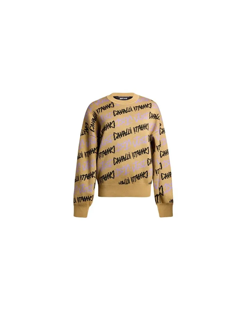 Just Cavalli STRICKWAREN - Pulloverauf YOOX.COM Senf