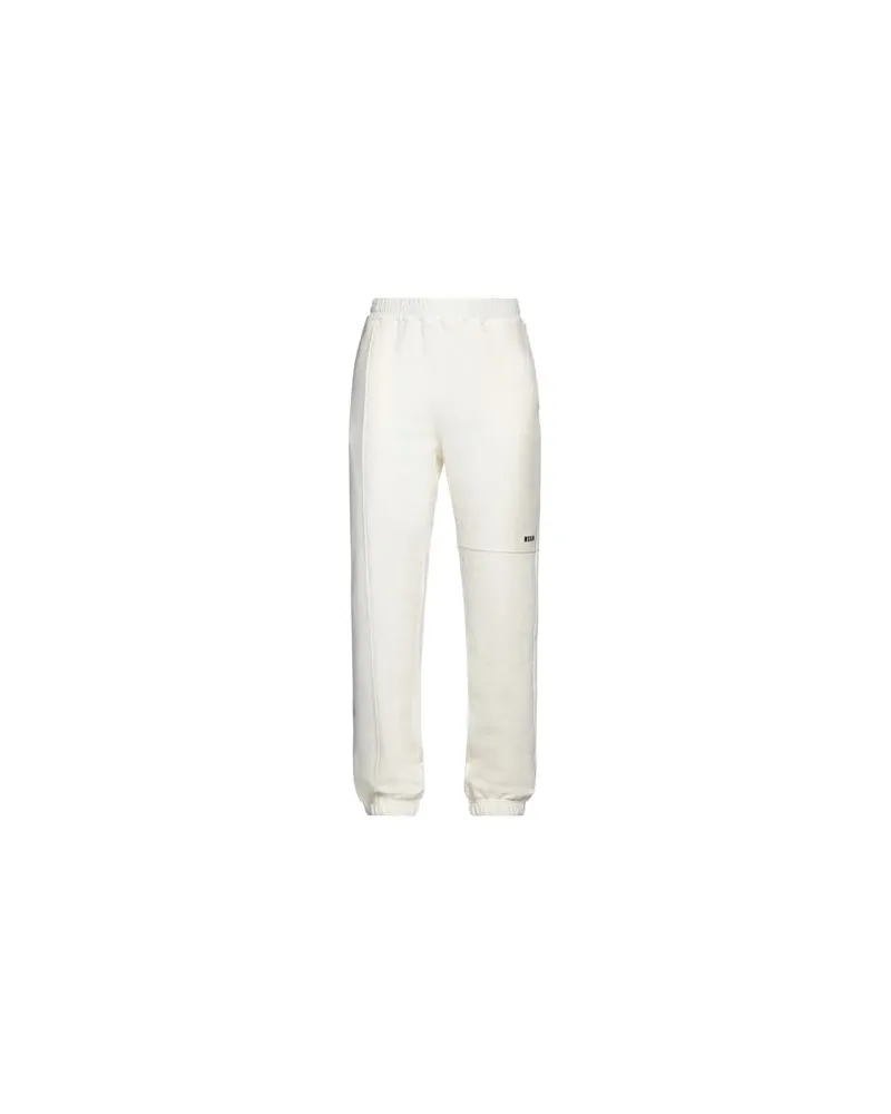 MSGM HOSEN & RÖCKE - Hosenauf YOOX.COM Elfenbein