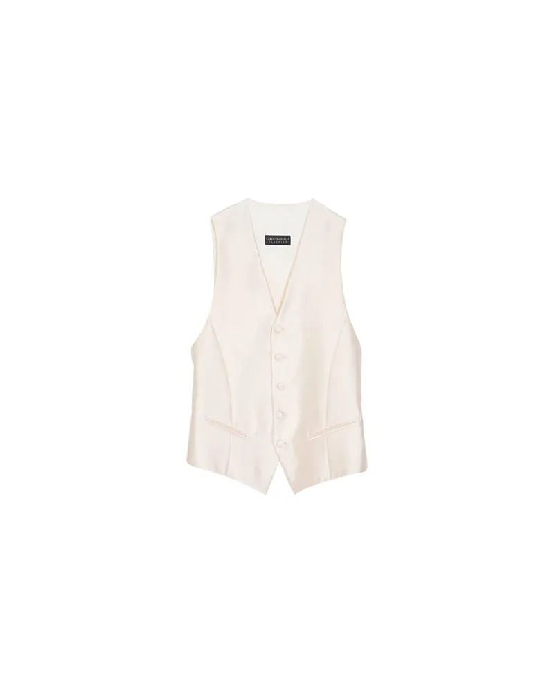 Carlo Pignatelli ANZÜGE und CO-ORDS - Couture-Westenauf YOOX.COM Elfenbein