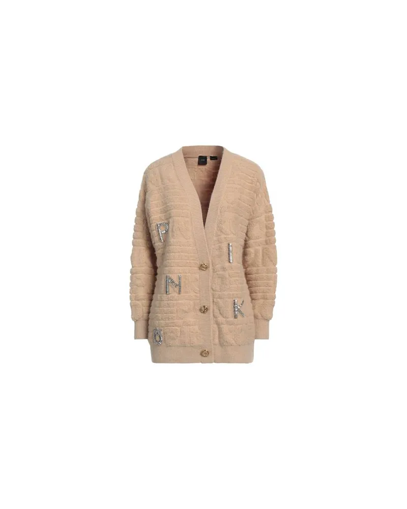 Pinko STRICKWAREN - Strickjackenauf YOOX.COM Beige