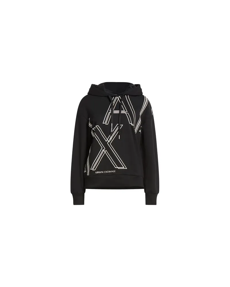 Armani Exchange TOPS - Sweatshirtsauf YOOX.COM Schwarz