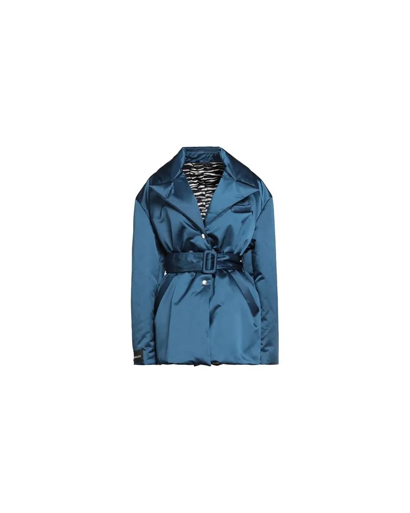 KHRISJOY JACKEN & MÄNTEL - Mäntelauf YOOX.COM Aquamarin