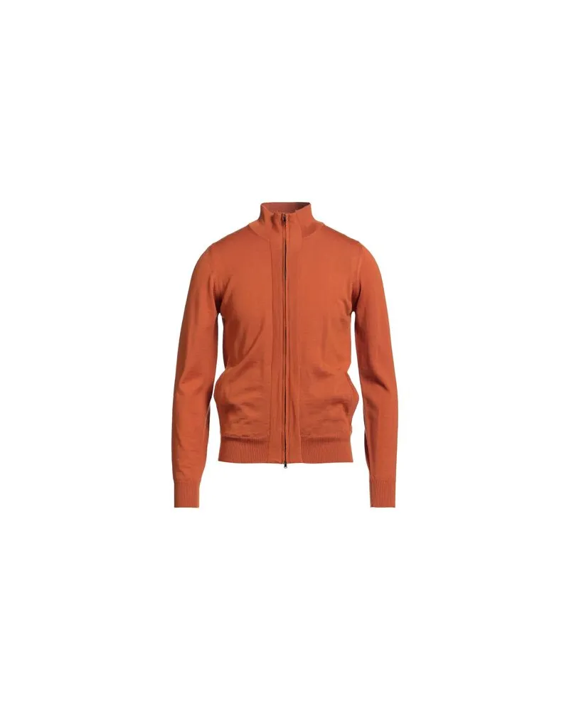 Alpha Studio STRICKWAREN - Strickjackenauf YOOX.COM Orange