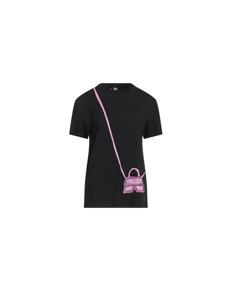 Karl Lagerfeld TOPS - T-shirtsauf YOOX.COM Schwarz