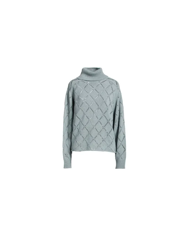 Semicouture STRICKWAREN - Rollkragenpulloverauf YOOX.COM Himmelblau