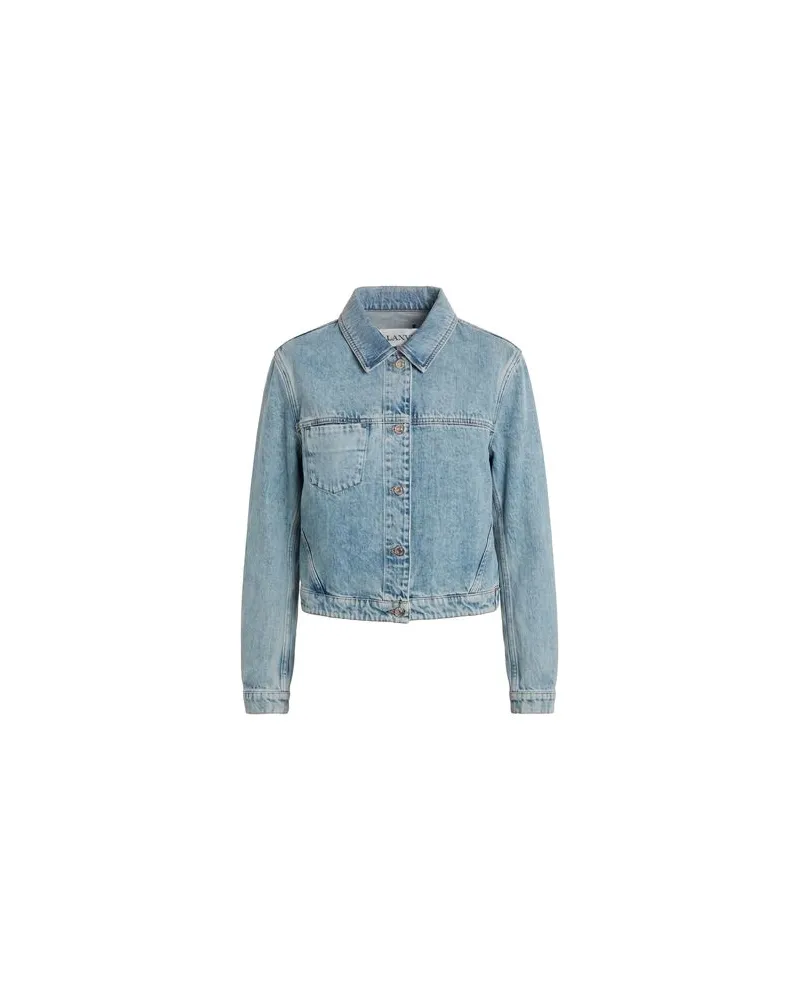 Lanvin JACKEN & MÄNTEL - Jeansjacken/Mäntelauf YOOX.COM Blau