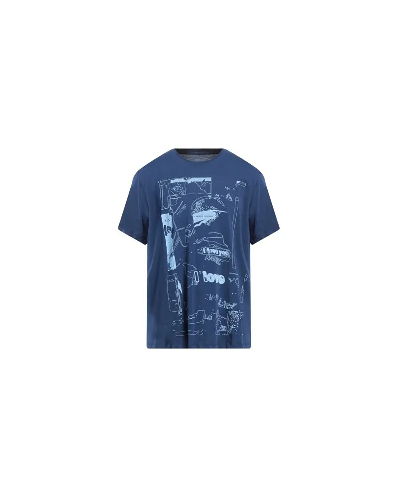 Armani Exchange TOPS - T-shirtsauf YOOX.COM Blau