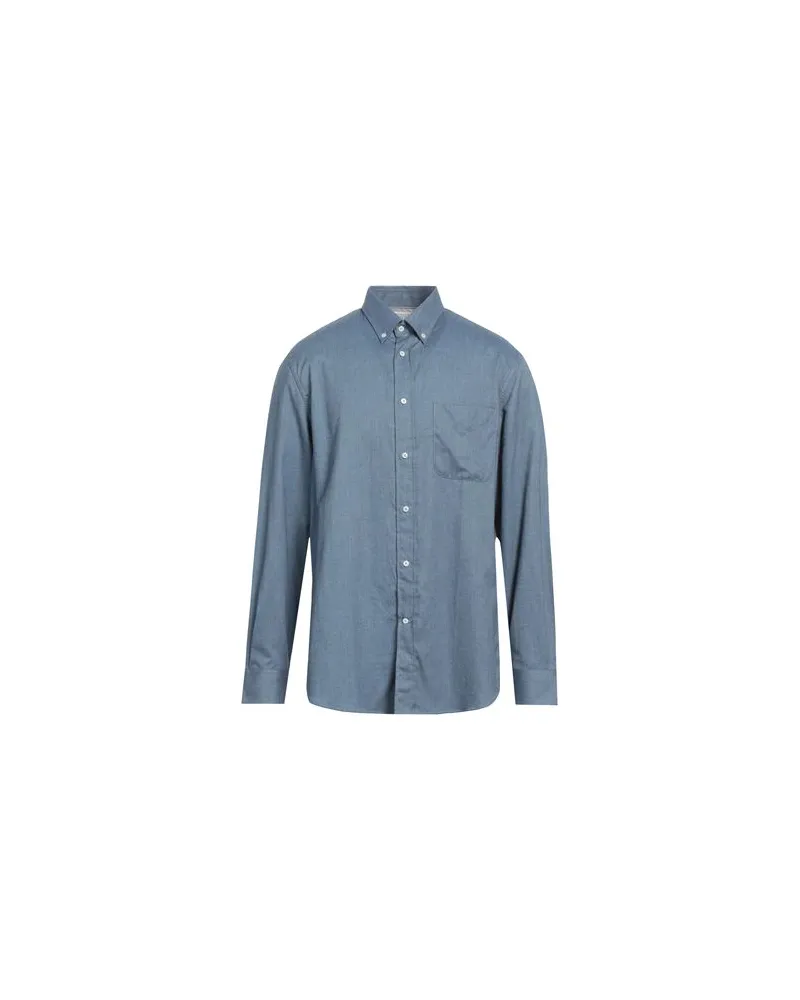 Brunello Cucinelli TOPS - Hemdenauf YOOX.COM Taubenblau