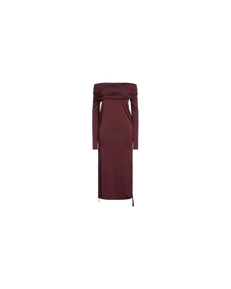 Dion Lee KLEIDER - Maxi-Kleiderauf YOOX.COM Schokobraun