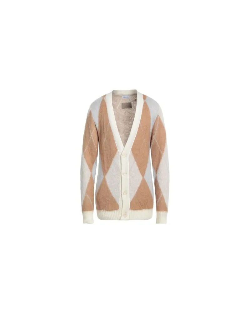 Family First STRICKWAREN - Strickjackenauf YOOX.COM Kamel