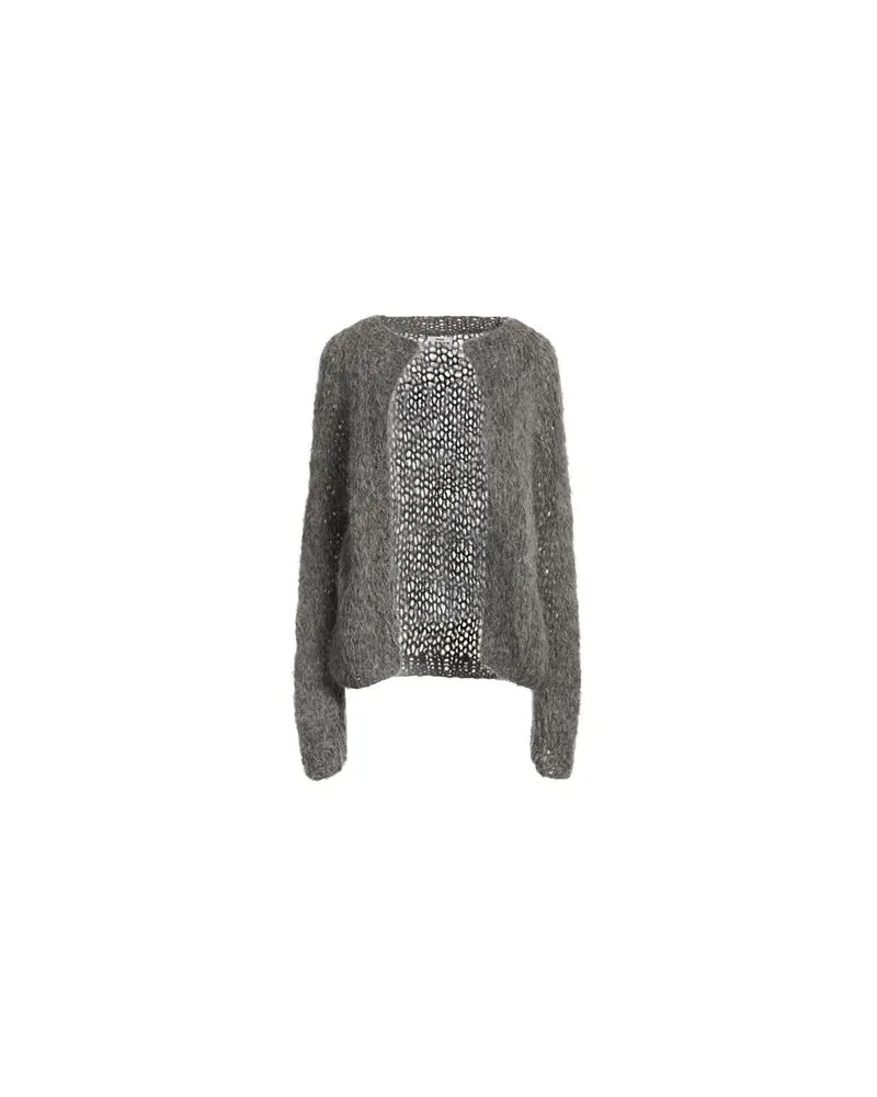 MAIAMI STRICKWAREN - Strickjackenauf YOOX.COM Grau