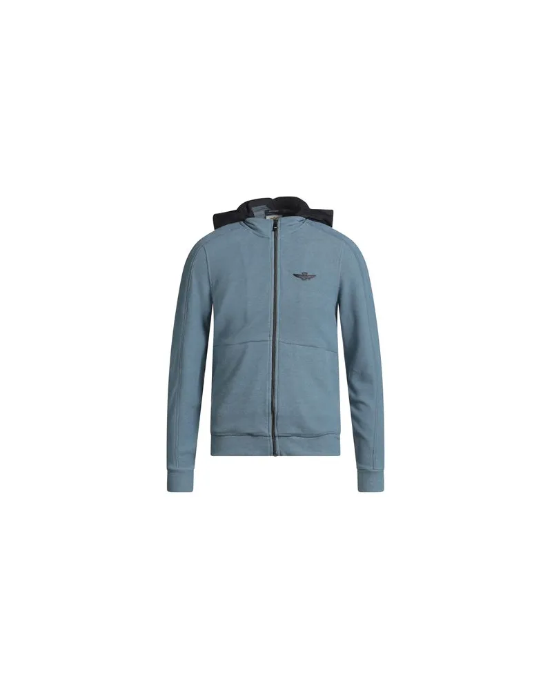 Aeronautica Militare TOPS - Sweatshirtsauf YOOX.COM Hellblau