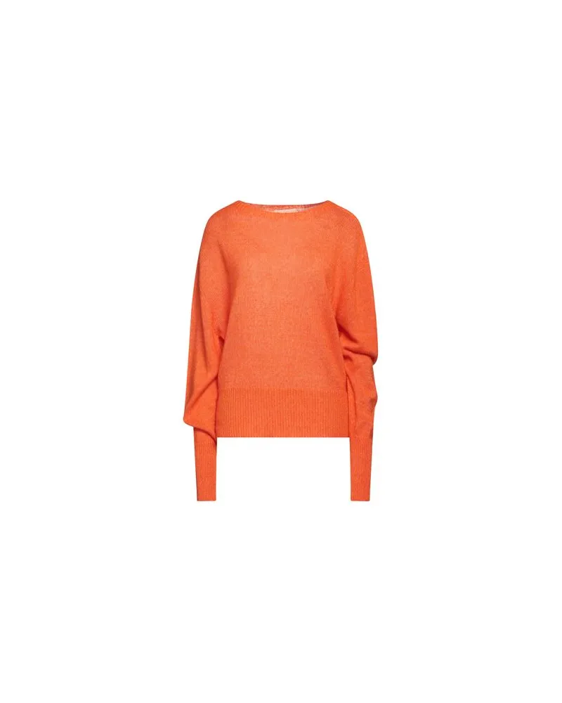 120% Lino STRICKWAREN - Pulloverauf YOOX.COM Orange