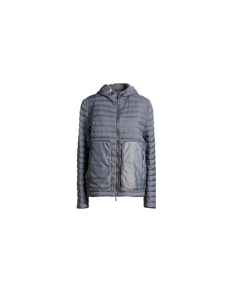 MOORER JACKEN & MÄNTEL - Pufferjacken & Daunenjackenauf YOOX.COM Taubenblau