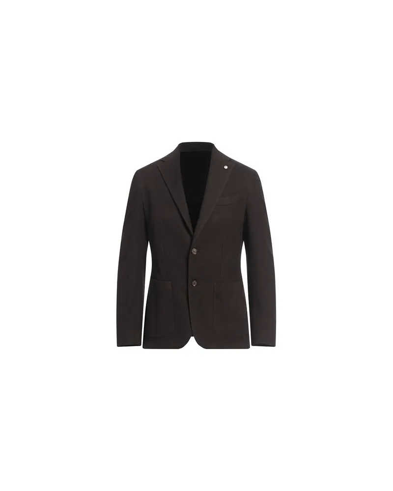 Luigi Bianchi Mantova ANZÜGE und CO-ORDS - Blazersauf YOOX.COM Dunkelbraun