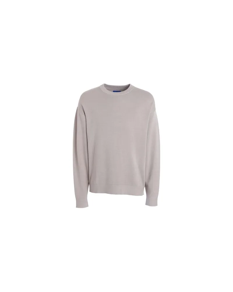 Jack & Jones STRICKWAREN - Pulloverauf YOOX.COM Hellgrau