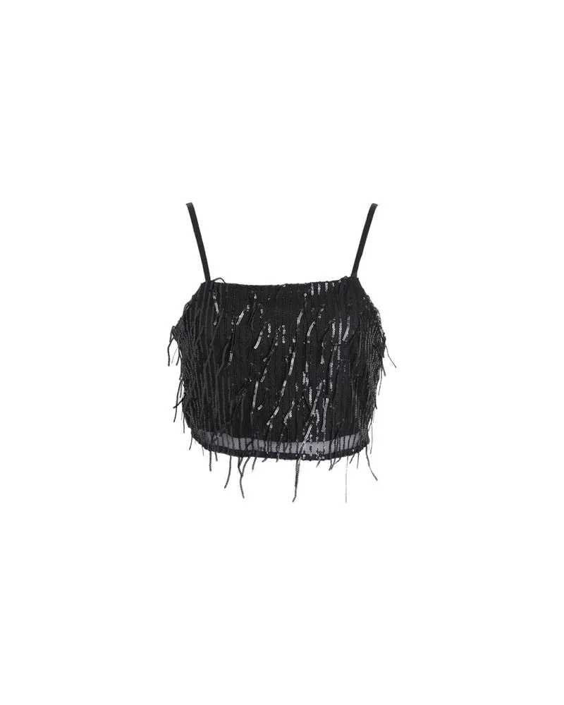 only TOPS - Topsauf YOOX.COM Schwarz