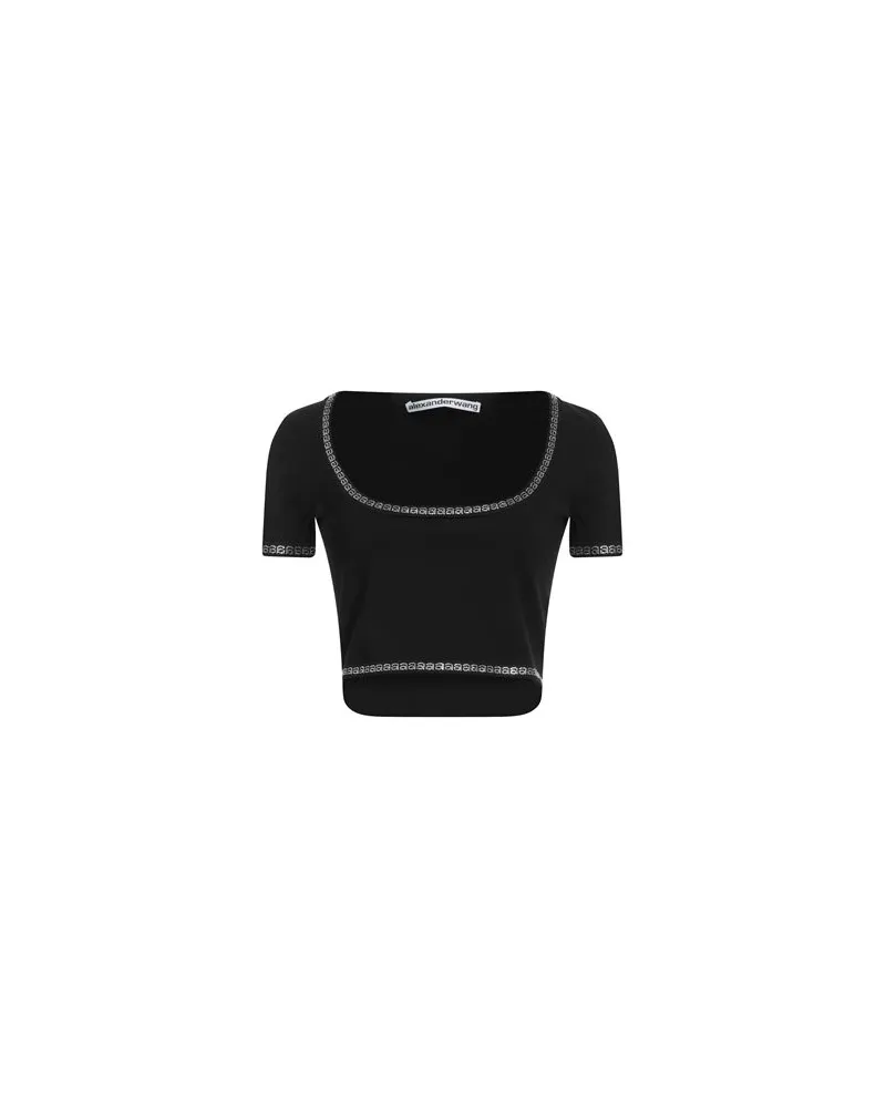 Alexander Wang TOPS - T-shirtsauf YOOX.COM Schwarz
