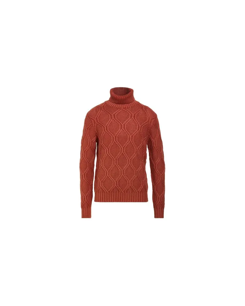 MOORER STRICKWAREN - Rollkragenpulloverauf YOOX.COM Rostrot