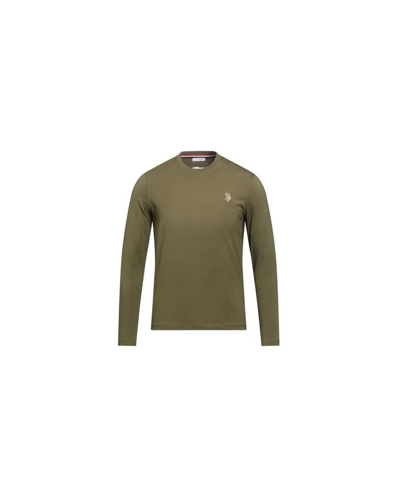 U.S. Polo Assn.  U POLO ASSN. - TOPS - T-shirtsauf YOOX.COM Militärgrün