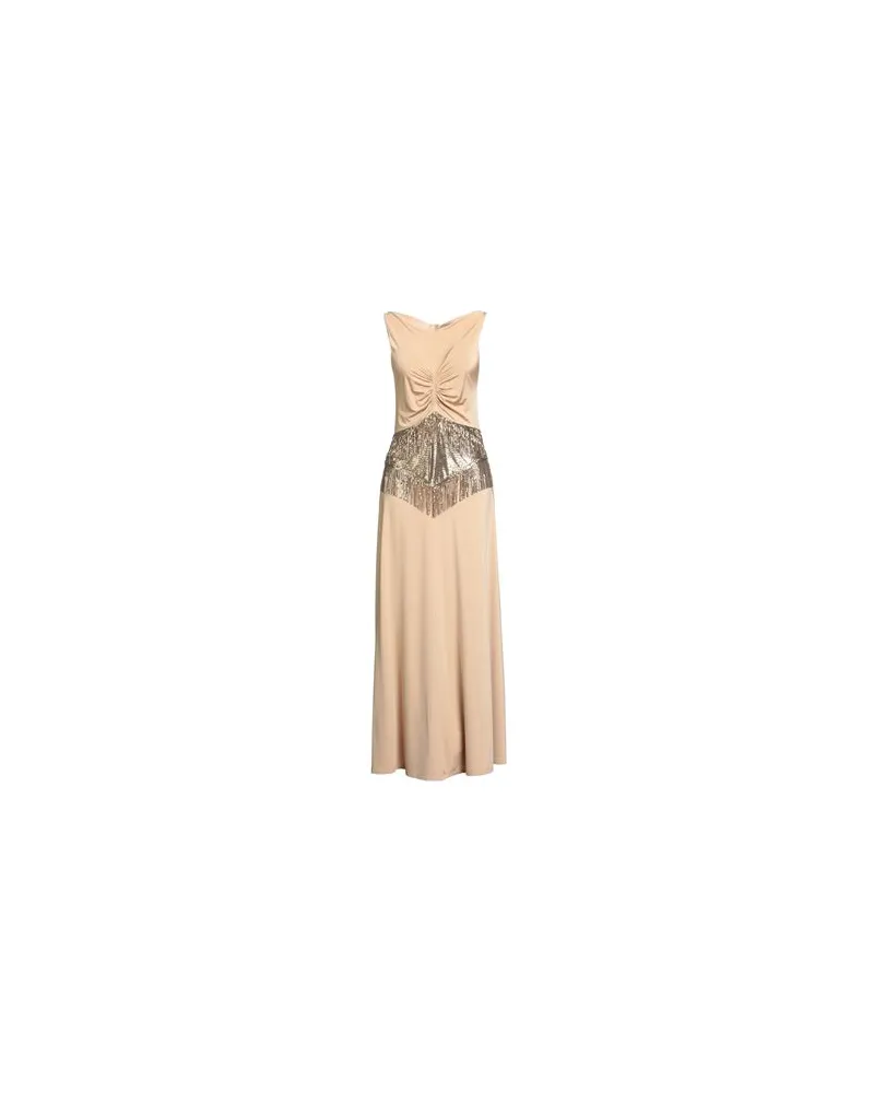 Paco Rabanne KLEIDER - Maxi-Kleiderauf YOOX.COM Beige