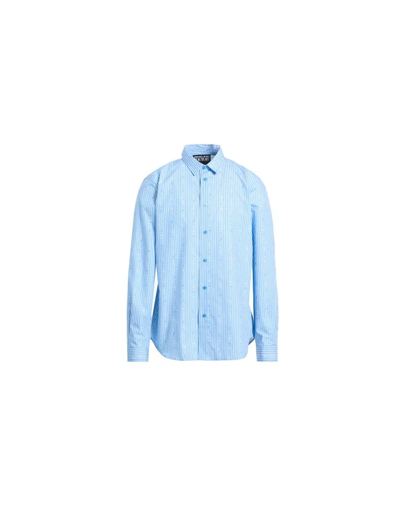 Versace Jeans TOPS - Hemdenauf YOOX.COM Hellblau