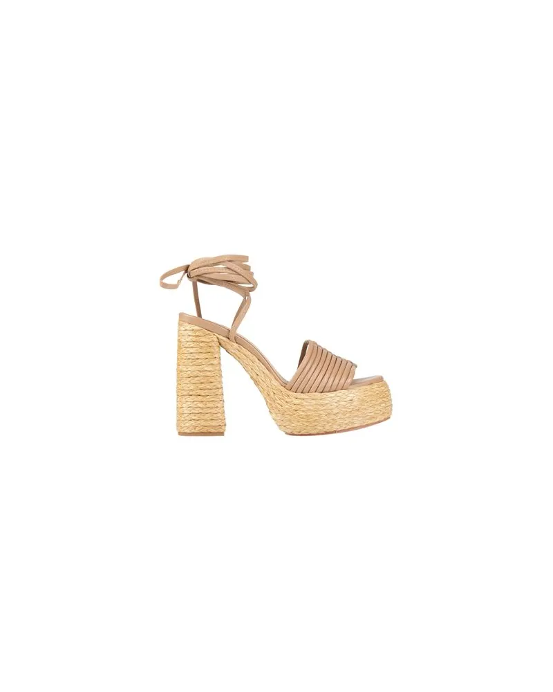 Paloma Barceló PACIANA - SCHUHE - Sandalenauf YOOX.COM Hellbraun
