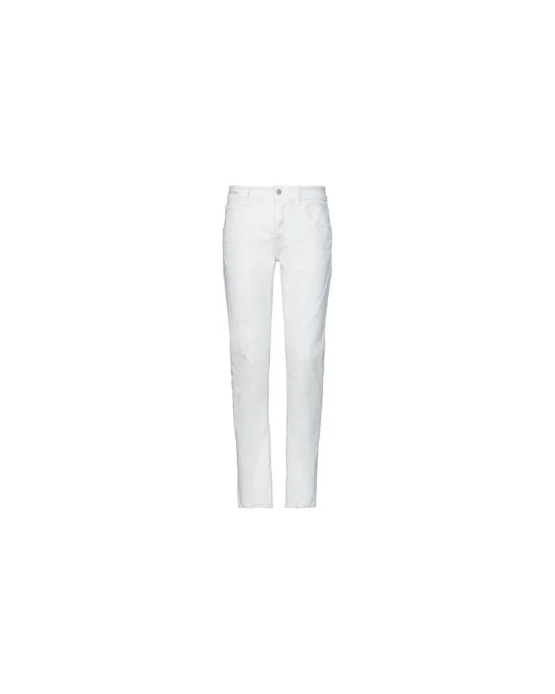 PMDS PREMIUM MOOD DENIM SUPERIOR HOSEN & RÖCKE - Jeanshosenauf YOOX.COM Weiß