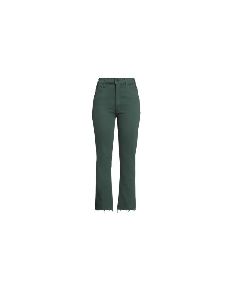 Mother HOSEN & RÖCKE - Jeanshosenauf YOOX.COM Dunkelgrün