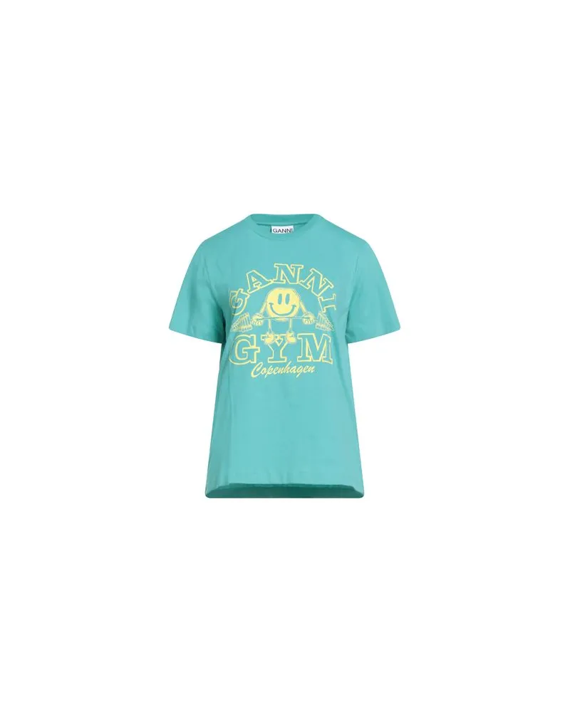Ganni TOPS - T-shirtsauf YOOX.COM Tūrkis