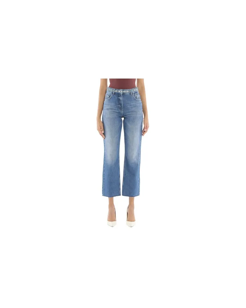 Patrizia Pepe HOSEN & RÖCKE - Jeanshosenauf YOOX.COM Blau