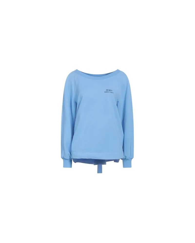 Alberta Ferretti TOPS - Sweatshirtsauf YOOX.COM Himmelblau