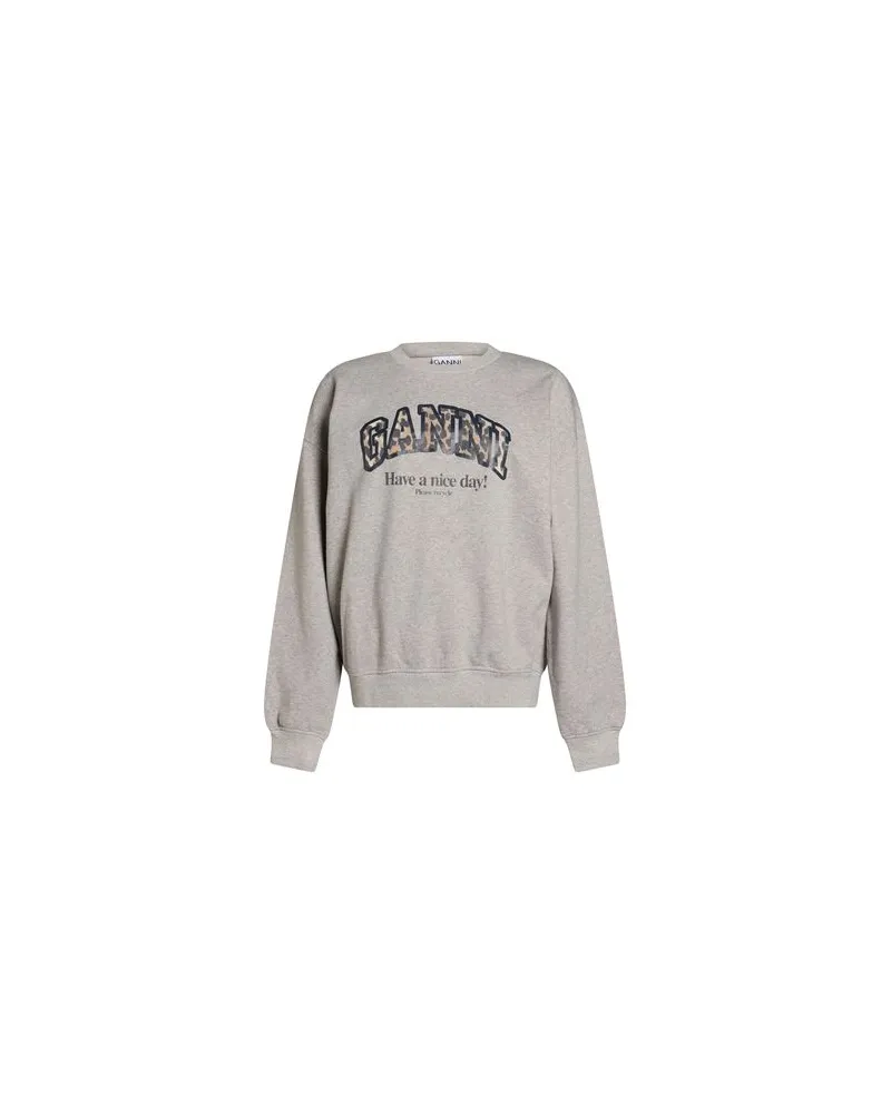 Ganni TOPS - Sweatshirtsauf YOOX.COM Grau