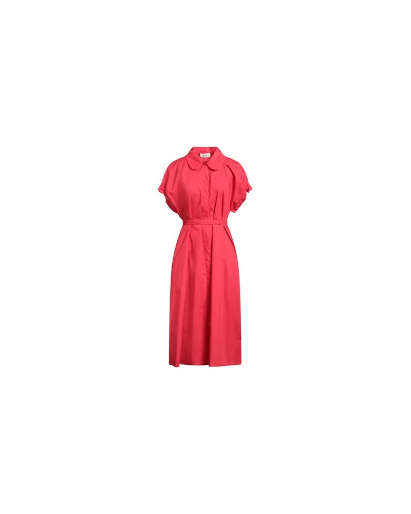 MEIMEIJ KLEIDER - Midi-Kleiderauf YOOX.COM Rot