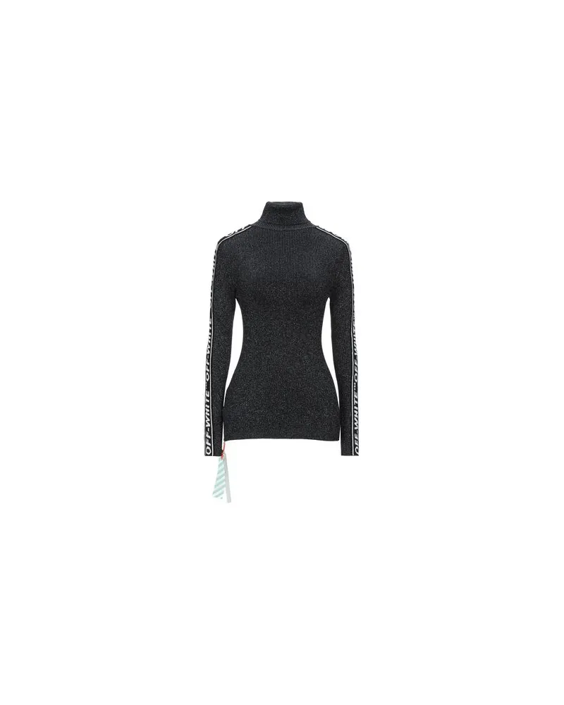 OFF-WHITE STRICKWAREN - Rollkragenpulloverauf YOOX.COM Schwarz