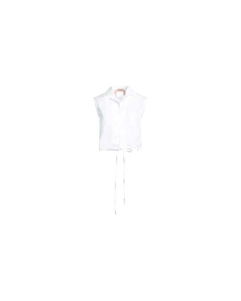 N° 21 TOPS - Hemdenauf YOOX.COM Weiß