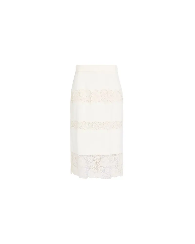 Dolce & Gabbana HOSEN & RÖCKE - Midi-Röckeauf YOOX.COM Weiß