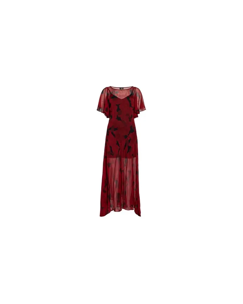 De La Vali KLEIDER - Maxi-Kleiderauf YOOX.COM Ziegelrot