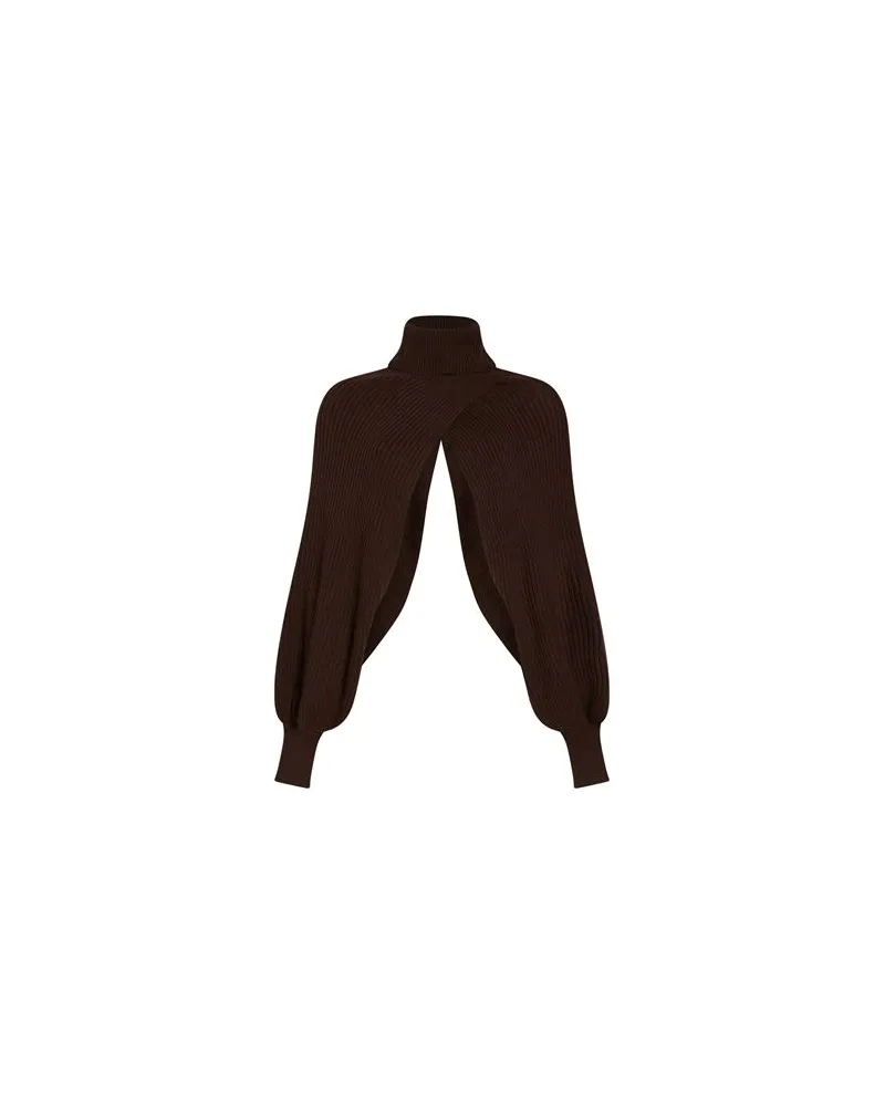 Alpha Studio TOPS - Bolerosauf YOOX.COM Dunkelbraun