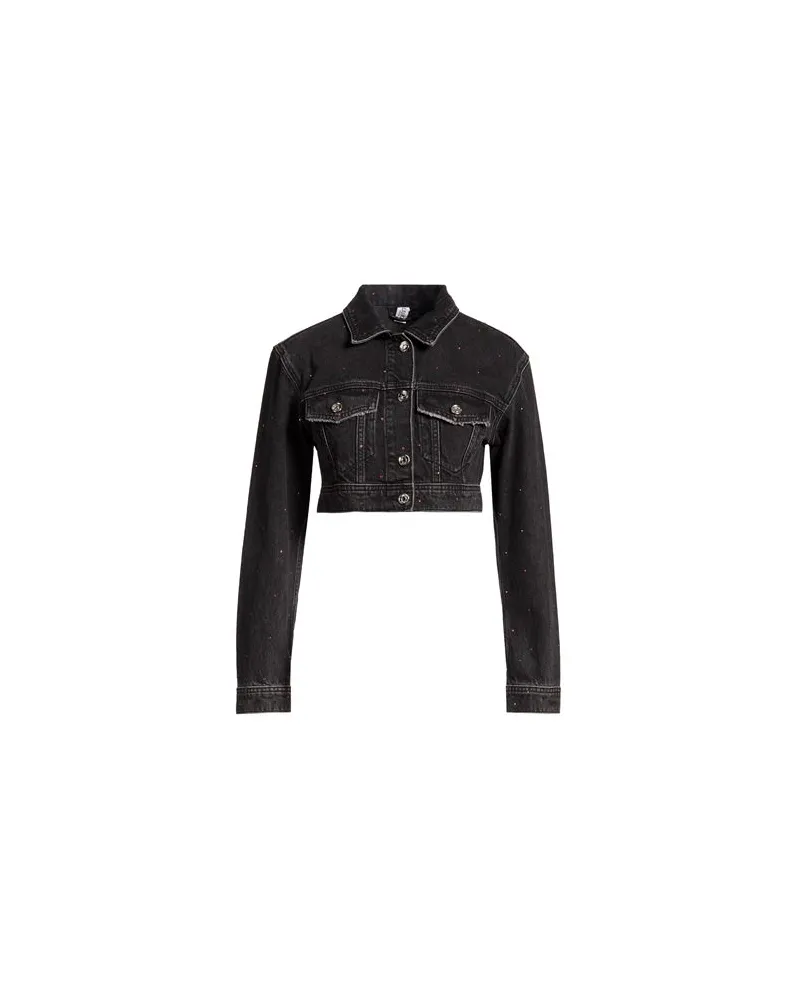 Liu Jo BETTER DENIM - JACKEN & MÄNTEL - Jeansjacken/Mäntelauf YOOX.COM Schwarz