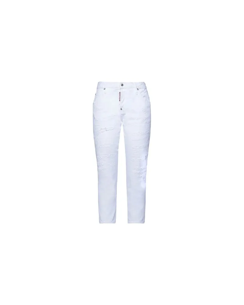 Dsquared2 HOSEN & RÖCKE - Jeanshosenauf YOOX.COM Weiß