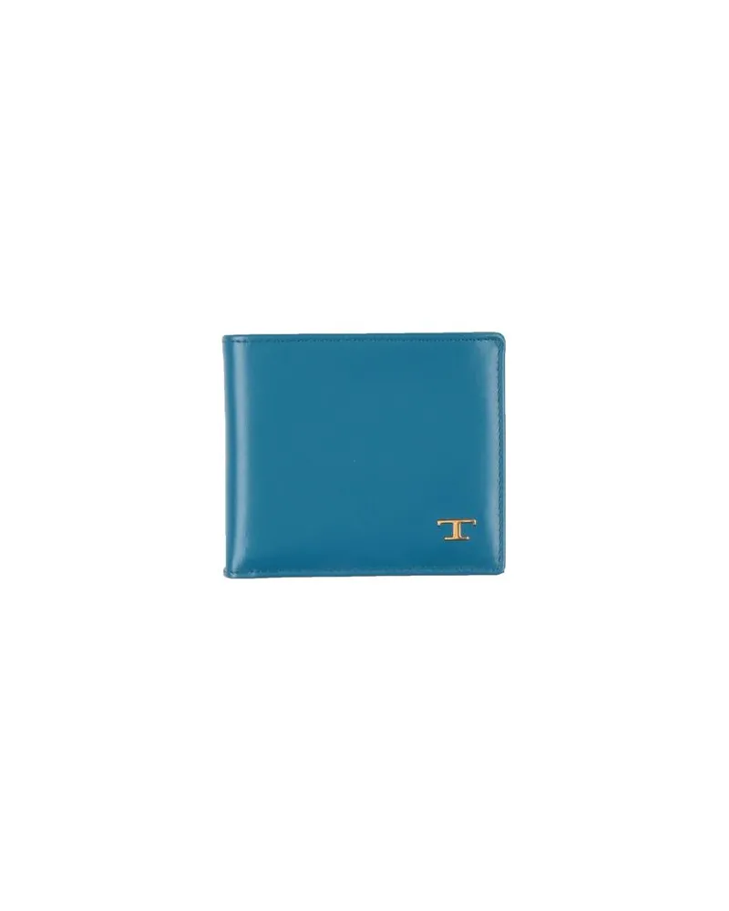 TOD'S Kleinlederwaren - Brieftaschenauf YOOX.COM Azurblau