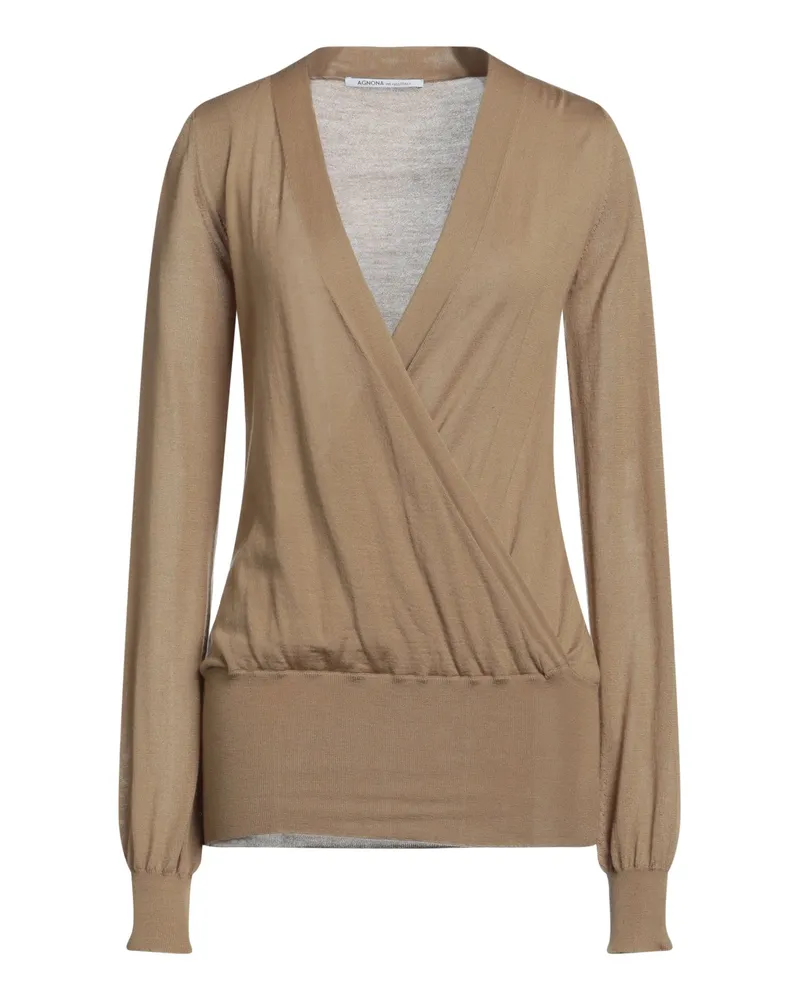 AGNONA Pullover Kamel