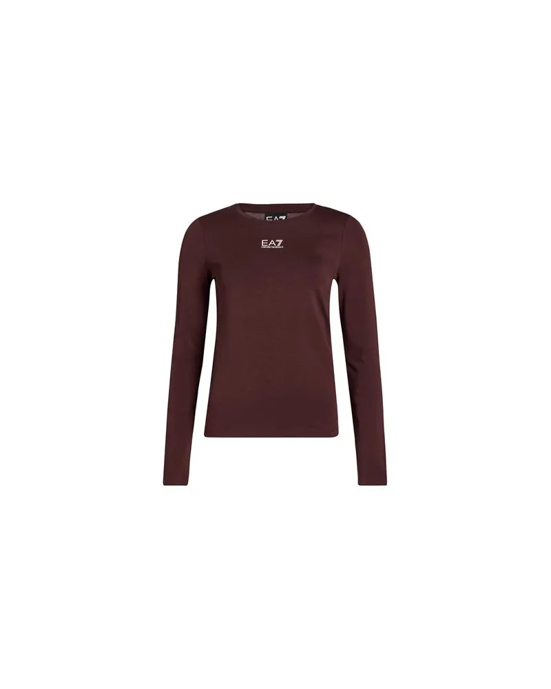 EA7 TOPS - T-shirtsauf YOOX.COM Schokobraun