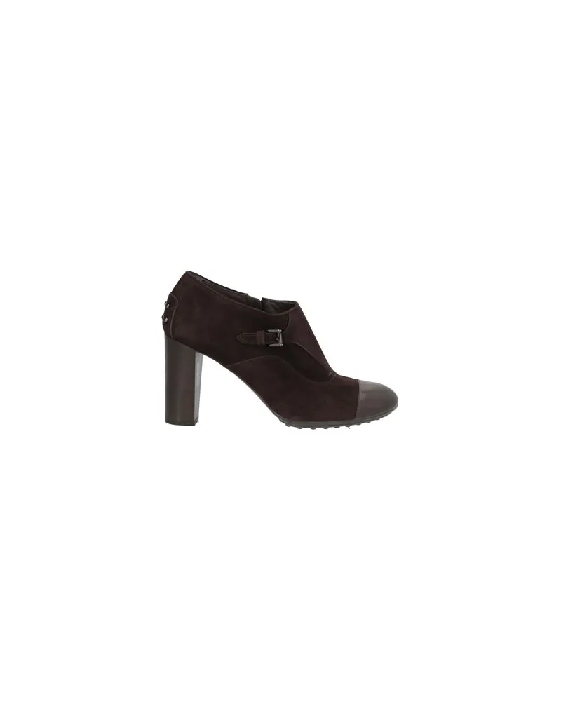 TOD'S SCHUHE - Stiefelettenauf YOOX.COM Schokobraun
