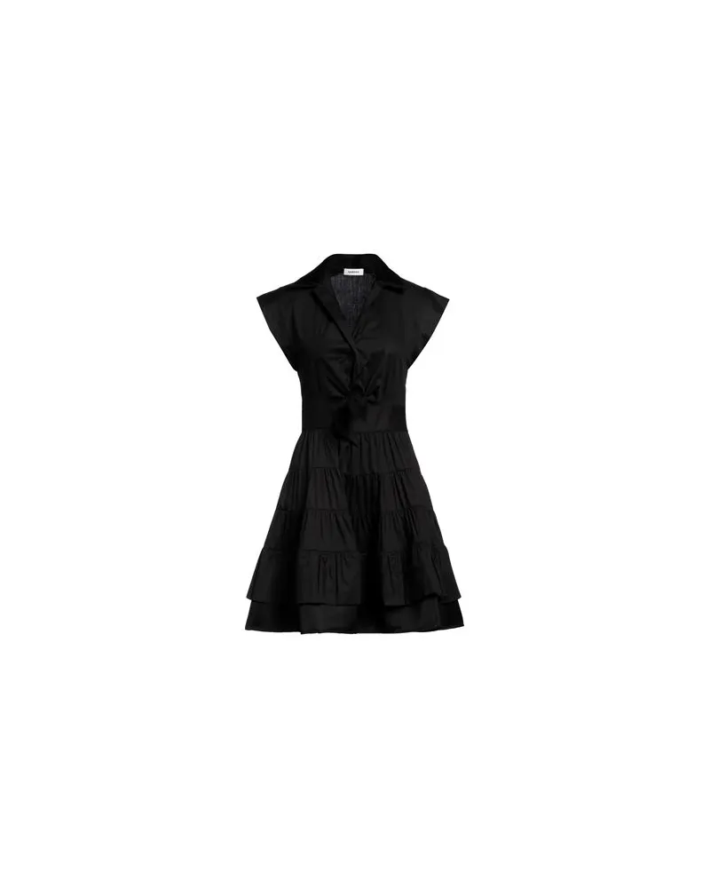 Sandro KLEIDER - Mini-Kleiderauf YOOX.COM Schwarz
