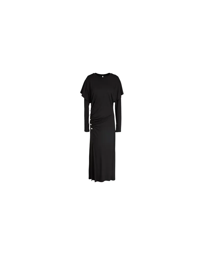 IMPERIAL KLEIDER - Maxi-Kleiderauf YOOX.COM Schwarz