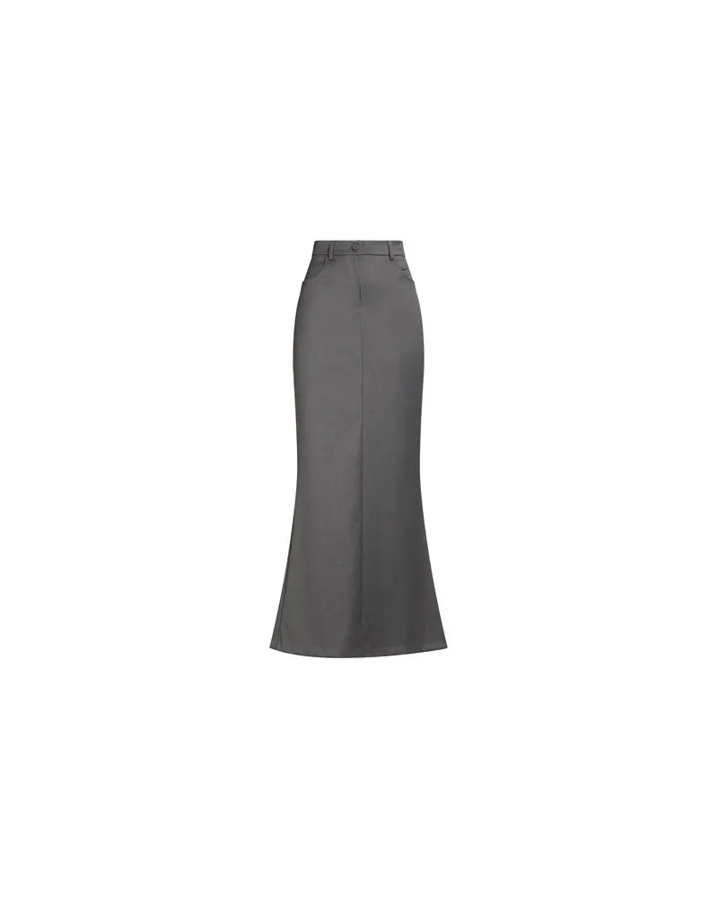 Motel HOSEN & RÖCKE - Maxi-Röckeauf YOOX.COM Grau