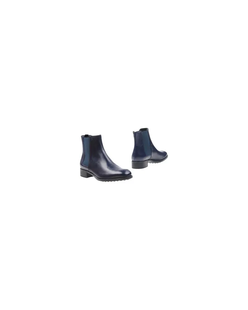 TOD'S SCHUHE - Stiefelettenauf YOOX.COM Nachtblau